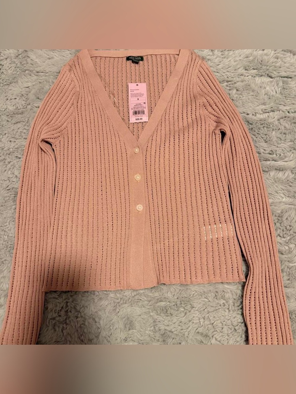 Wild Fable Women's Pink Cardigan